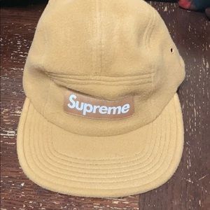 Supreme Fleece Pullcord Tan Hat